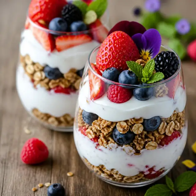 Royal Family Breakfast Parfaits