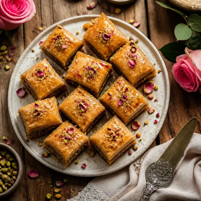 Jasmine's Royal Rosewater Baklava
