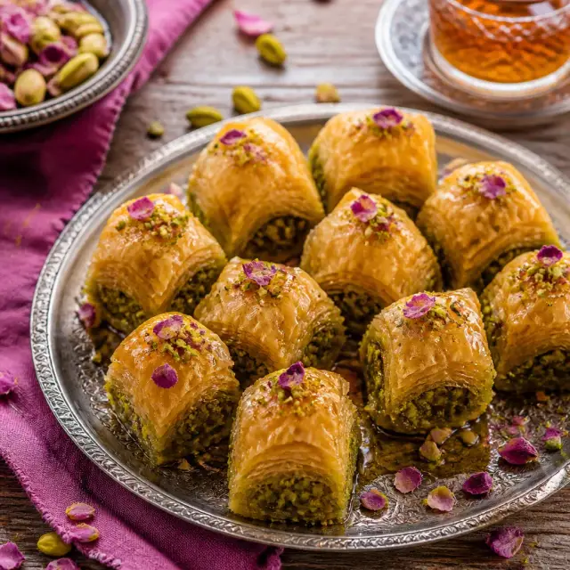 Jasmine's Royal Blossom Baklava Bites