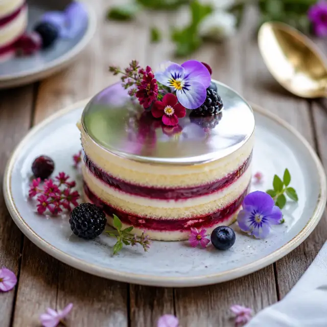 Through the Looking Glass Layered Tea Cakes