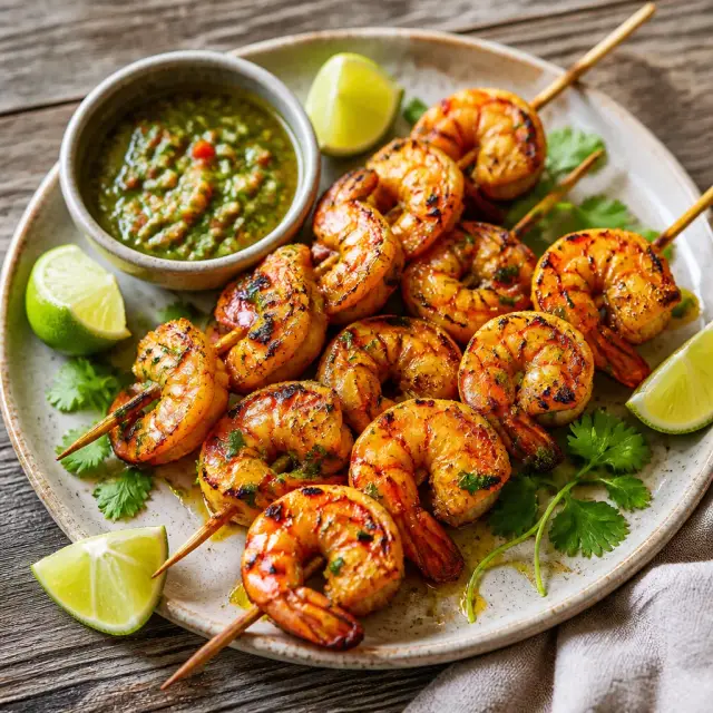 Through the Sands of Time Shrimp Skewers
