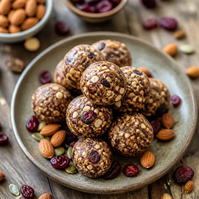 Maurice's Mighty Fruit and Nut Power Bites
