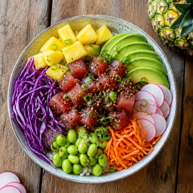 The Perfect Match Pineapple Poke Bowl