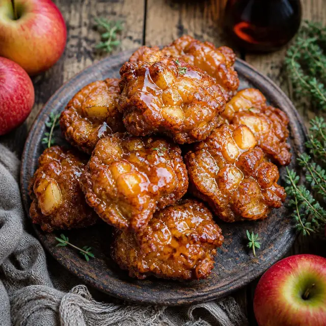 Odin's Eye Mead Glazed Apple Fritters