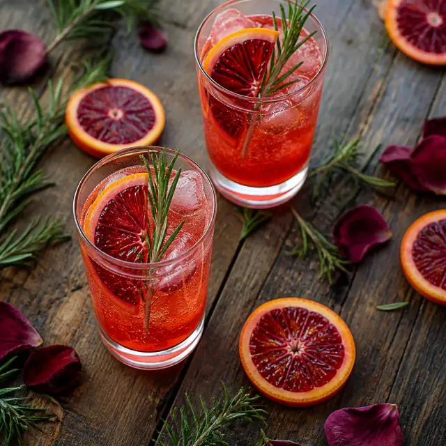 Astarion's Sun-Kissed Blood Orange & Rosemary Elixir