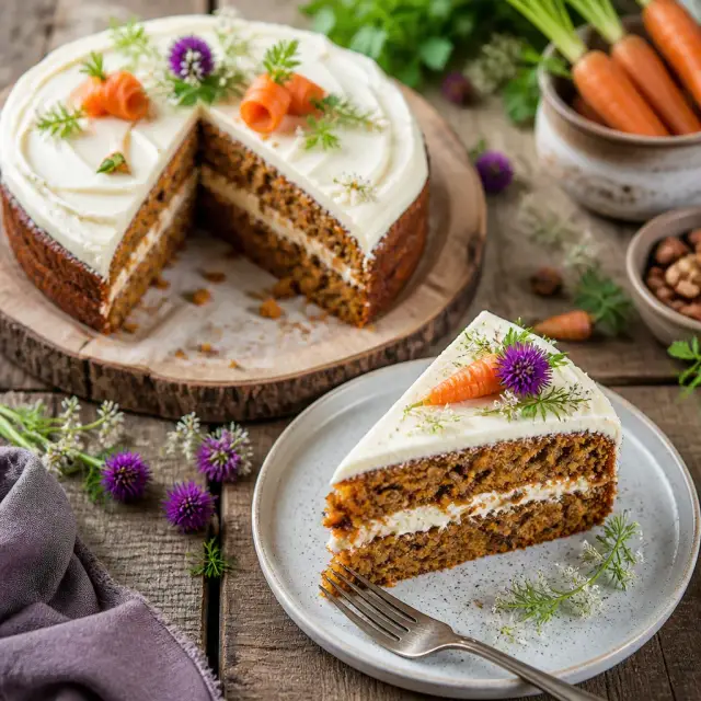 Thumper's Thistle-Patch Carrot Cake