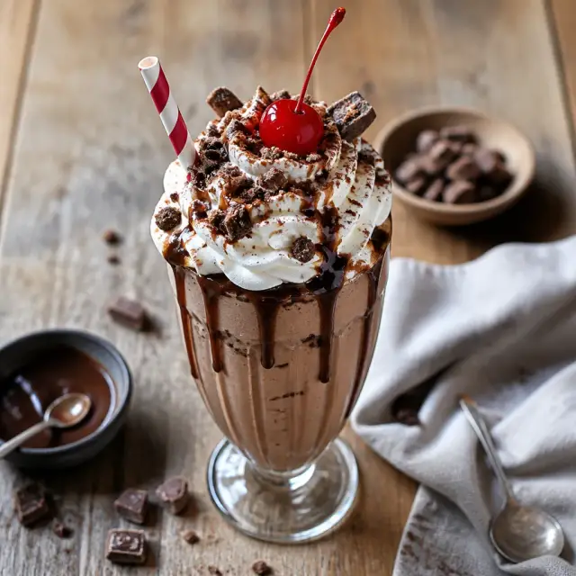 I Love This TV Chocolate Malt Shake