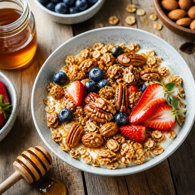 Hive-Hearty Honey-Nut Granola