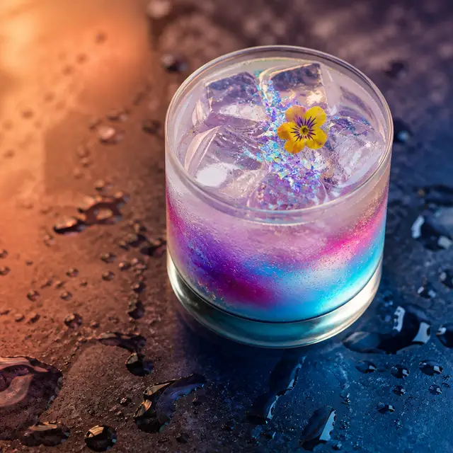 Memories in the Rain Electric Gin Fizz