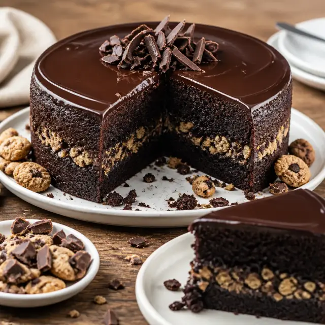 Cookie-Crumb Confidential Cake