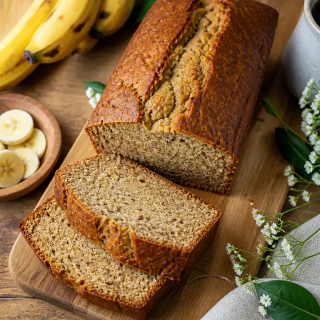 The Man's Yellow Hat Banana Bread