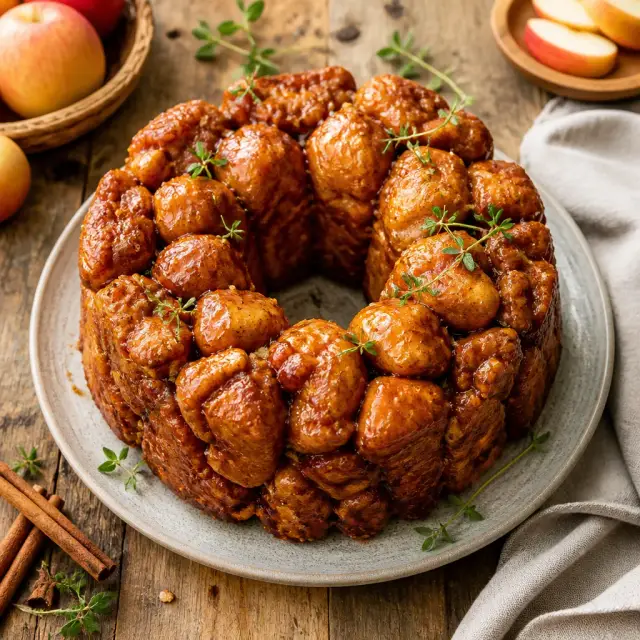 Adventuresome Apple & Cinnamon Monkey Bread