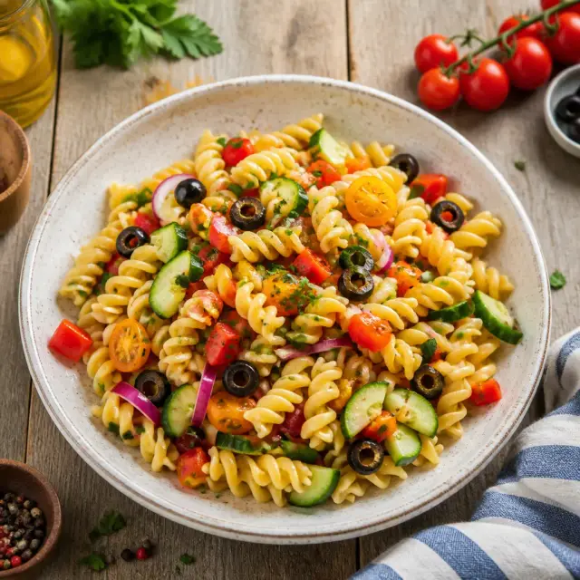 Chef Pisghetti's Perfectly Peppy Pasta Salad