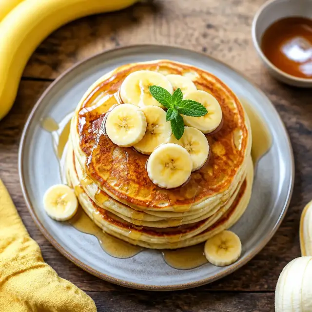 The Man with the Yellow Hat's Sunny Banana Pancakes