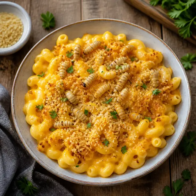 Sunlight Maggot Mac and Cheese