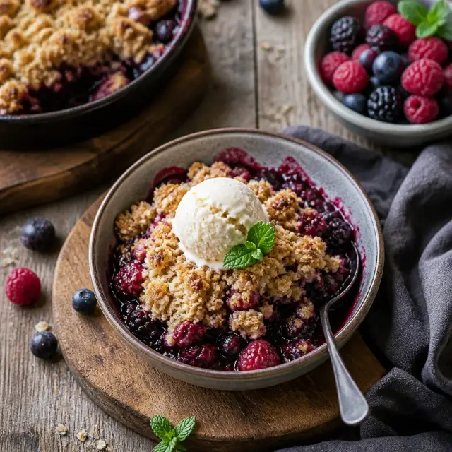 Unplugged Forest Berry Crumble