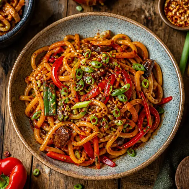 Ember’s Sizzling Spice Noodles