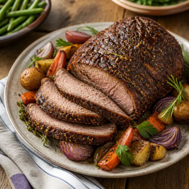 The White Lion's Fiery Rump Roast