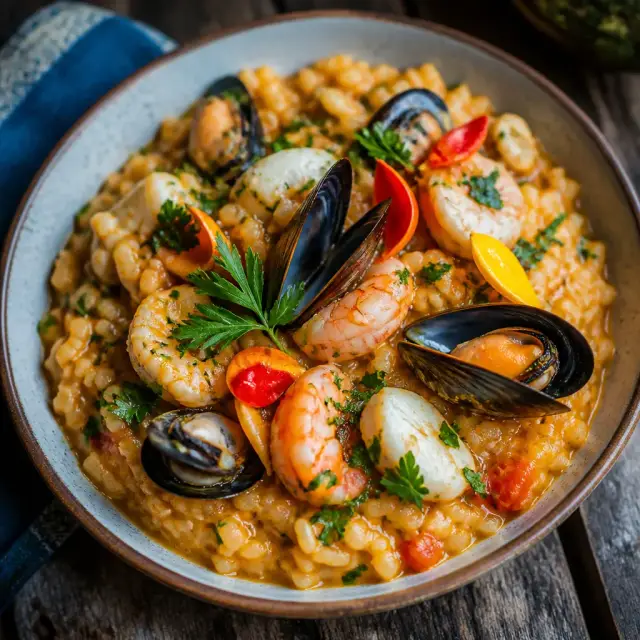 Al Bhed Salvager's Seafood Risotto
