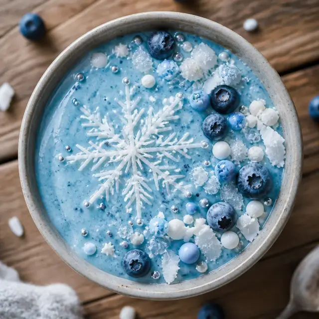 Elsa's Frozen Fractals Smoothie Bowl