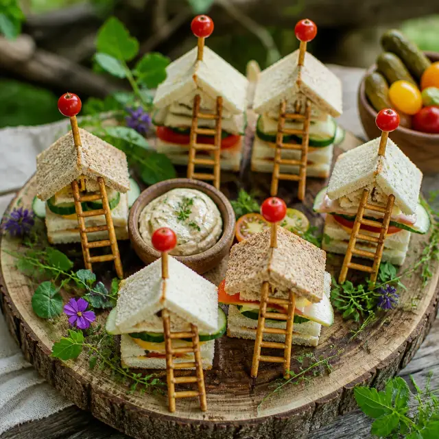 Treehouse Picnic Finger Sandwiches
