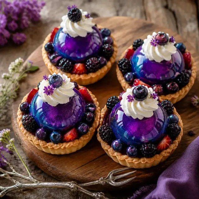 Madame Leota's Crystal Ball Berry Tarts