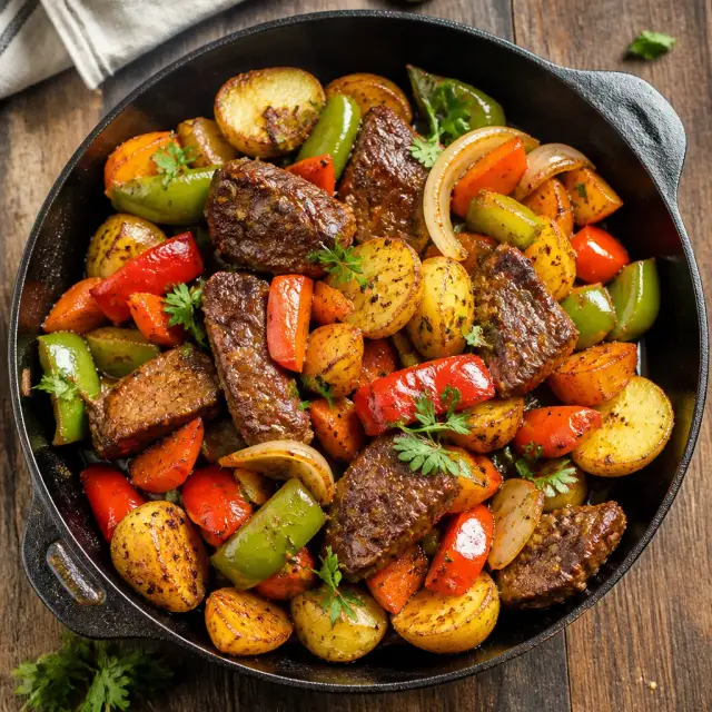 Maggie's "Moo-tiful" Steakhouse Skillet