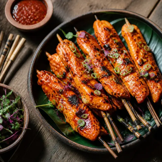 Sunwing Skewers with Firegleam Glaze