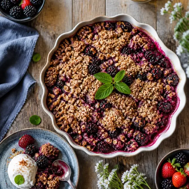 Island Hearth Berry Crumble