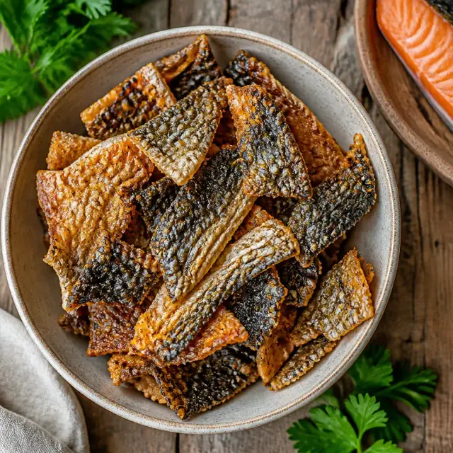 Scaly Skin Salmon "Jerky"