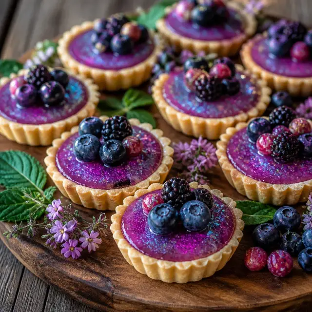 Hidden World Glow-Berry Tartlets