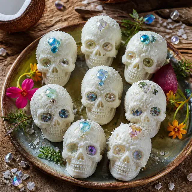 Crystal Skull Coconut Cake Pop Relics