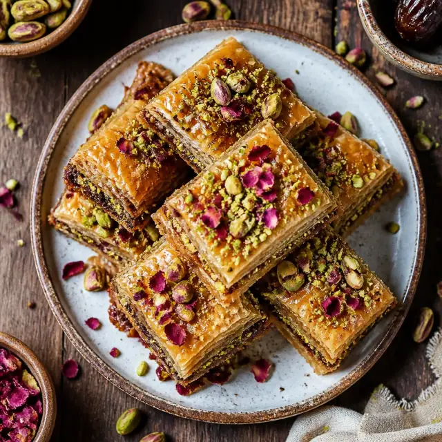 Sultan's Secret Date & Pistachio Baklava