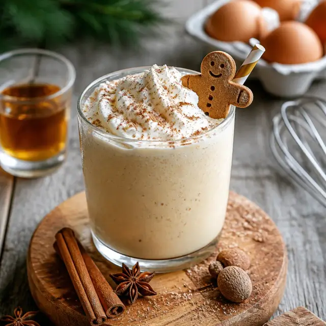 The Golden Goose Eggnog Shake