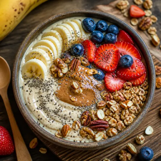 Monkey Fist's Banana Nut Smoothie Bowl