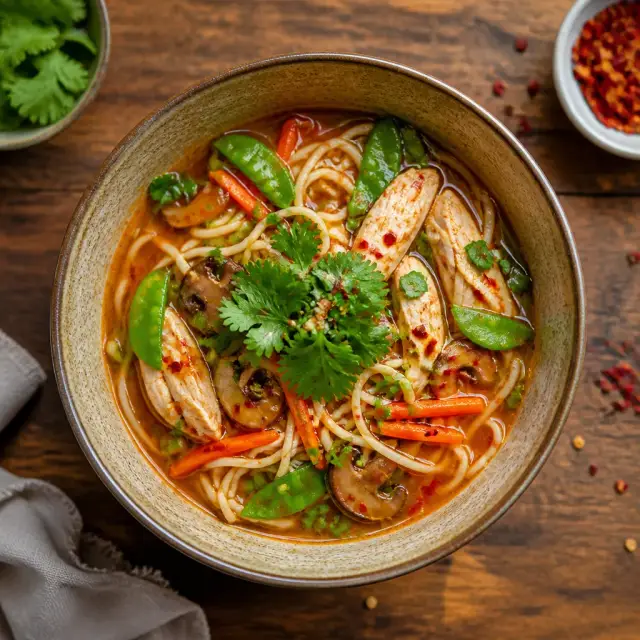 Master Shifu's Serene Spicy Noodles