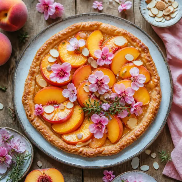 Ancestral Peach Blossom Tart