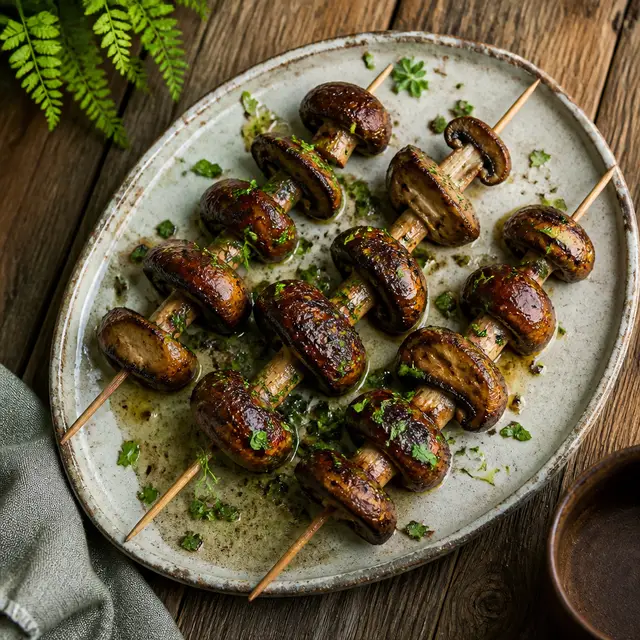 Stamina Mushroom Skewer
