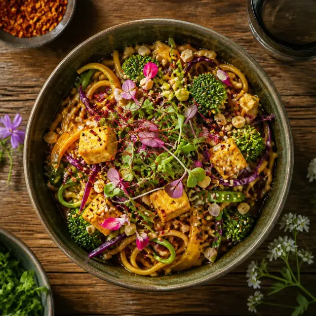 Mendel's Alien Ambrosia Noodle Bowl