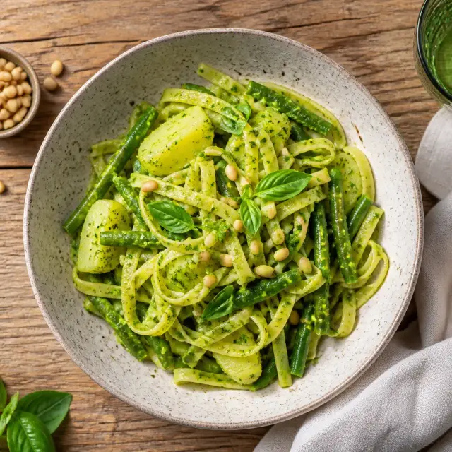 Luca's Trenette al Pesto