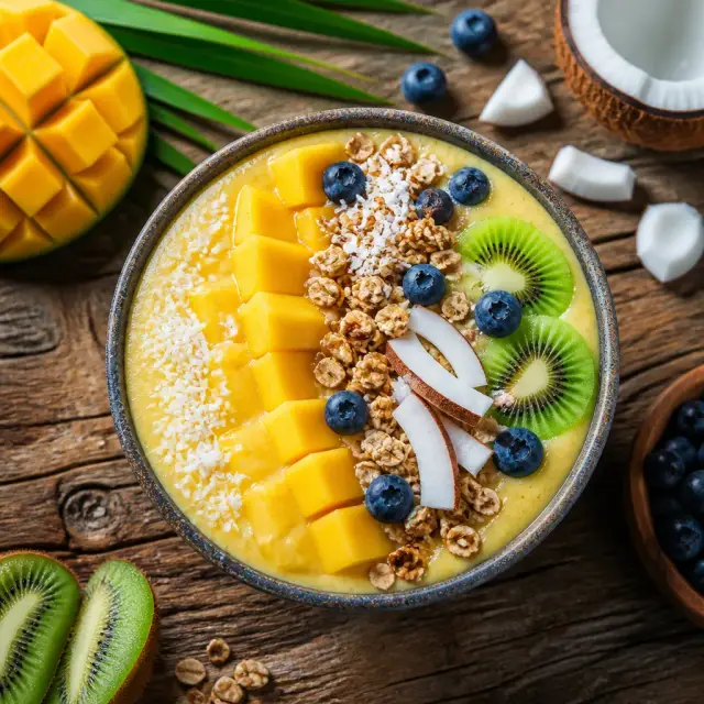 Alex's 'Mane Event' Mango & Coconut Smoothie Bowl