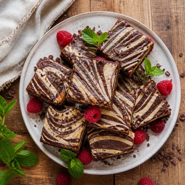 Marty's 'Stripe Up Your Day' Zebra Brownies