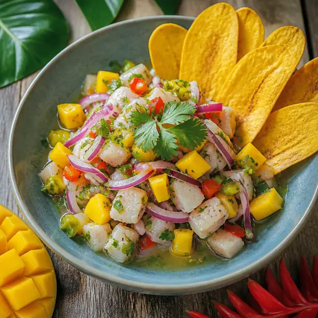 King Julien's Mango Tango Ceviche