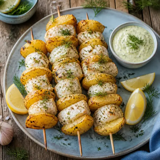 Arctic Operation Fish & Chip Skewers