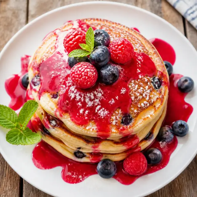Proton Cannon Power-Up Pancakes