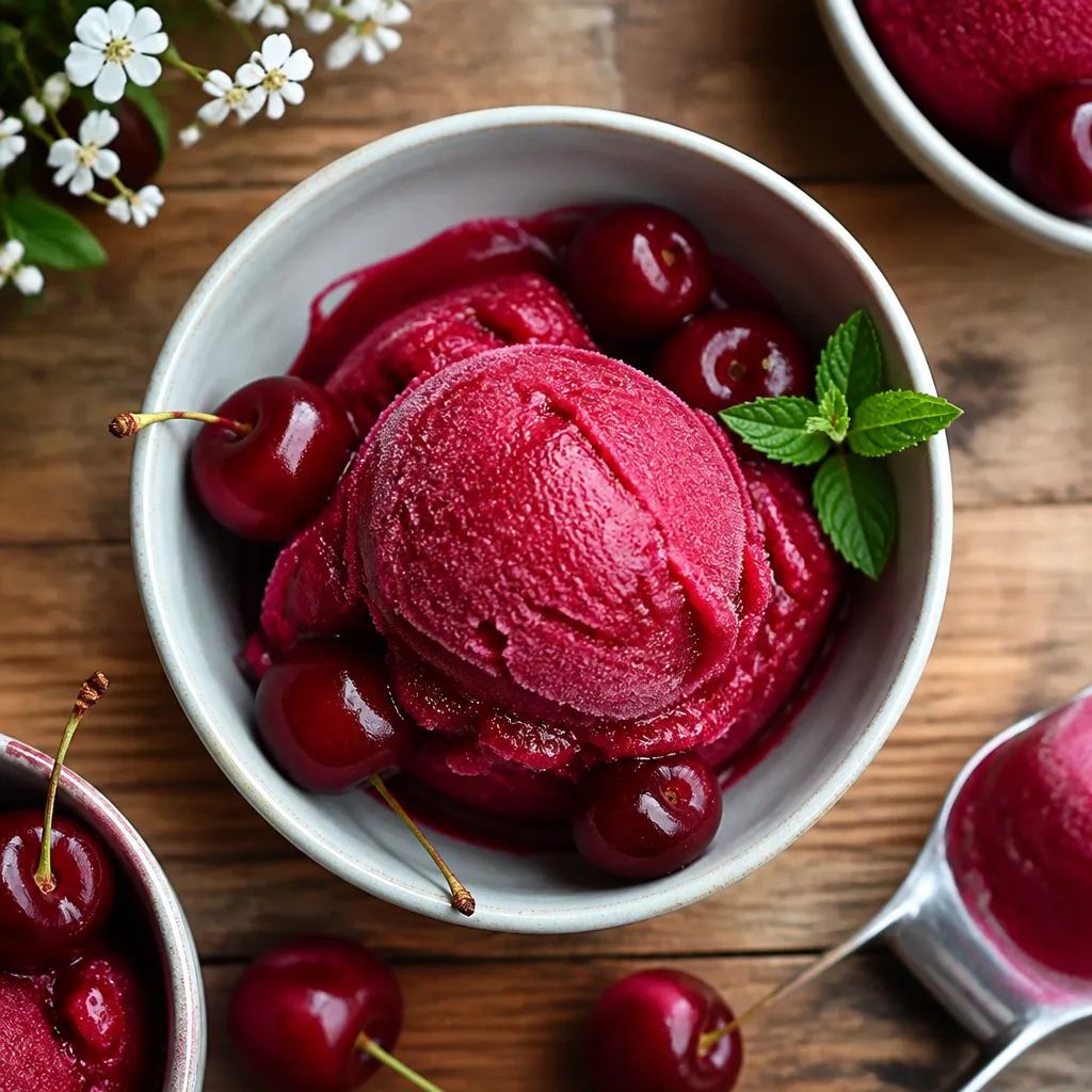 A Spoonful of Cherry Sorbet