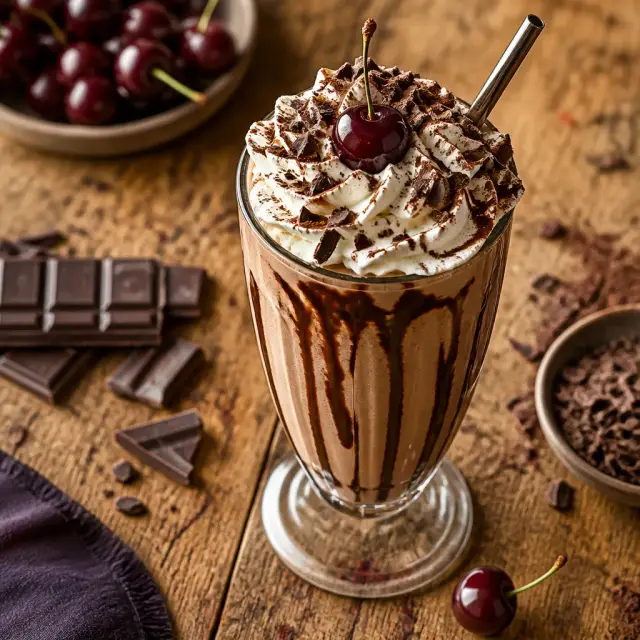 Starlet's Midnight Mocha Milkshake