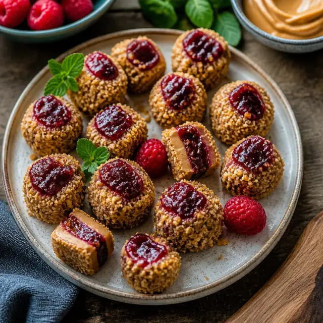 Bowler Hat Guy's "Goob"'er Nut Butter and Jelly Bites