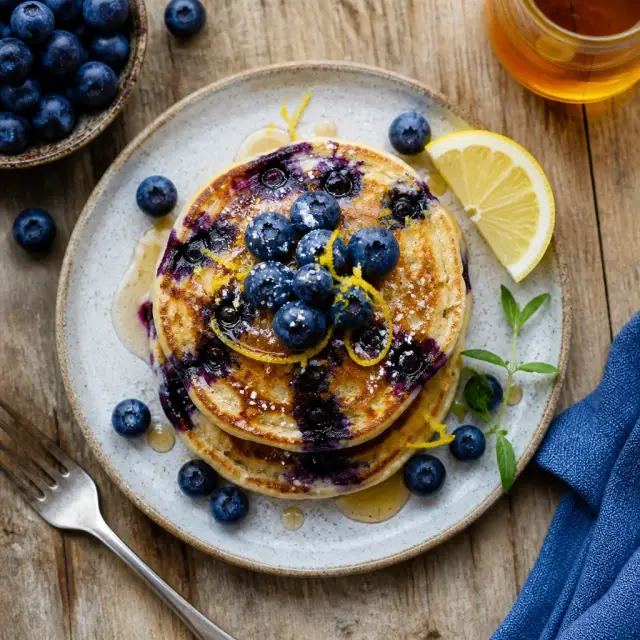 Brainbot Blueberry Pancakes