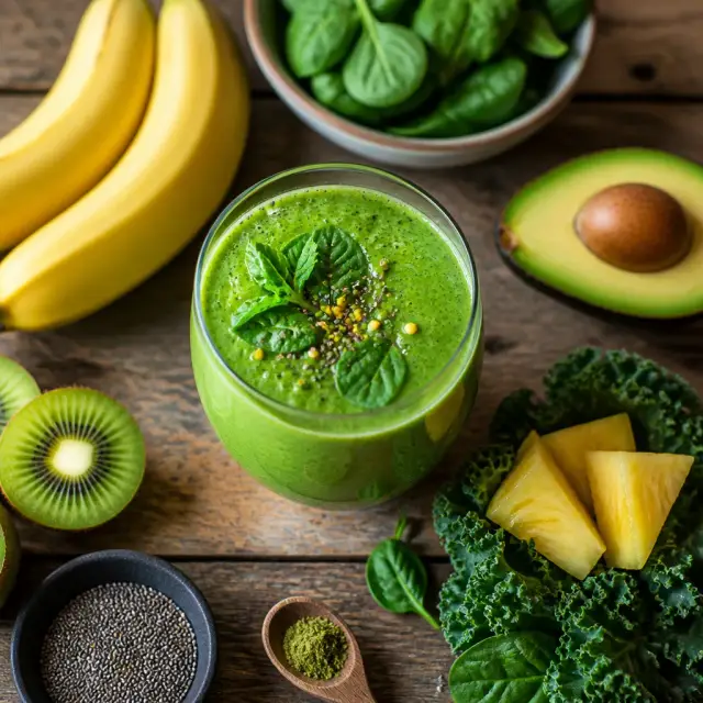 Samus's Galactic Glow-Up Green Smoothie